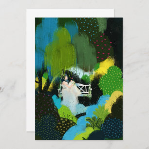 Invitación Chica en el sauce