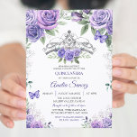 Invitación Chica español morado claro dulce 16 cumpleaños<br><div class="desc">Chica Español Morado Claro Dulce Invitación A Los 16 Años Mis Quince Anos,  Cumpleaños 15, </div>