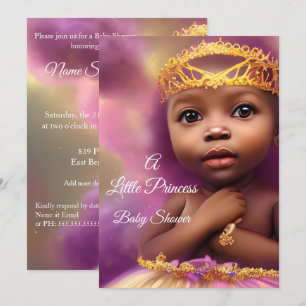 Invitación Chica étnico de la princesa linda Baby Shower