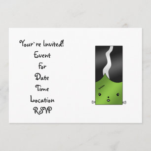 Invitación chica Frankenstein