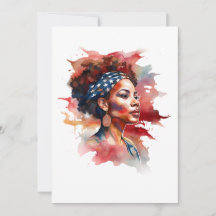 Chica fuerte historia negra en África