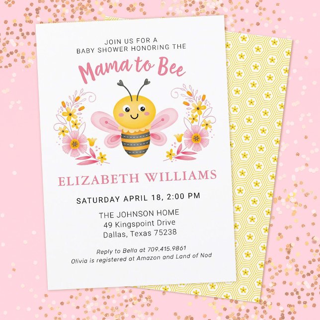 Invitación Chica Mamá se va a comprar Baby Shower (Subido por el creador)