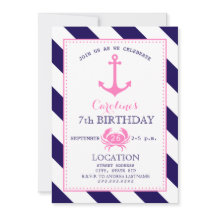 Chica Nautical Birday Party - Anchor + Cangrejo
