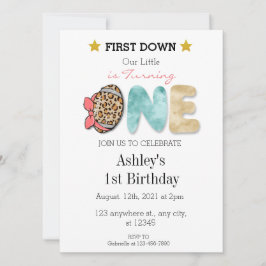 Invitación Chica Primer Año Descendiendo