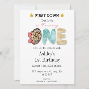 Invitación Chica Primer Año Descendiendo