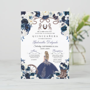Invitación Chica Ranchero Quinceanera