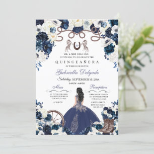 Invitación Chica Ranchero Quinceanera