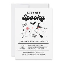 Chica rosa de Halloween, un fantasma adorable