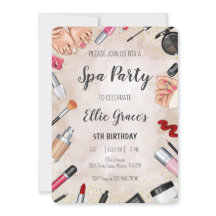 Chica Spa Makeup Fiesta de cumpleaños