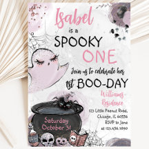 Chica Spooky Un cumpleaños de Halloween