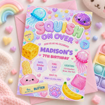Chica Squishy Lindo Kawaii Fiesta de Cumpleaños Co
