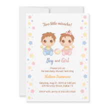 Chica Twins Boy Baby Shower