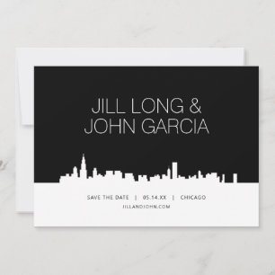 Invitación Chicago Save the Date