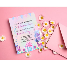 Invitación Chicas 10.ª fiesta de cumpleaños