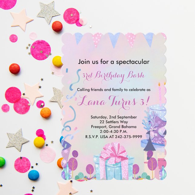 Invitación Chicas 3.ᵉʳ Fiesta (Subido por el creador)