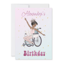 Chicas afroamericanos discapacitados rosan