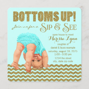 Invitación Chicas Bebe y Mira
