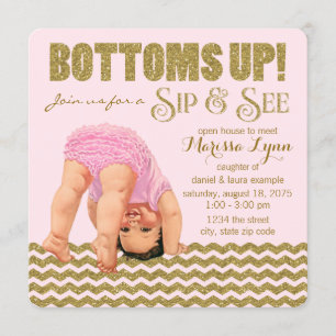 Invitación Chicas Bebe y Mira