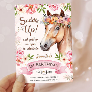 Invitación Chicas Caballo de Primera Jornada Floral Arriba!