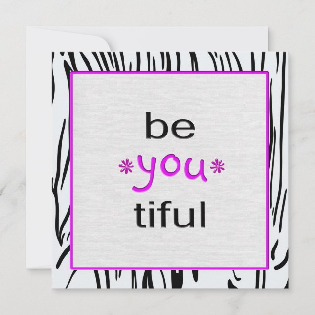 Invitación Chicas cebra de noche (Anverso)