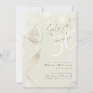 Invitación Chicas Coquetas Solo Quieren Cumplir 30 Años