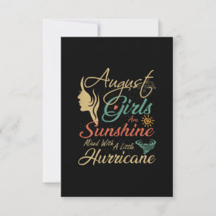 Invitación Chicas de Agosto Son Sol de Agosto Regalo de Cumpl
