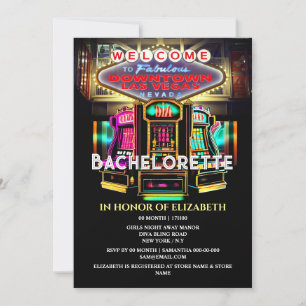 Invitación Chicas de bachillerato del Casino de Las Vegas a f
