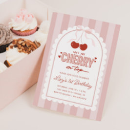 Invitación Chicas de Cherry First Coquette
