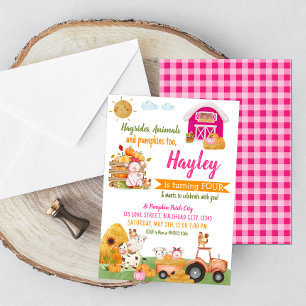 Invitación Chicas de criadores de parches de calabaza