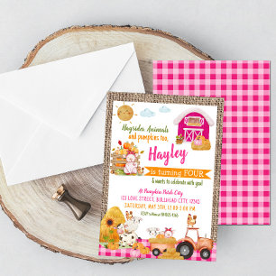 Invitación Chicas de criadores de parches de calabaza