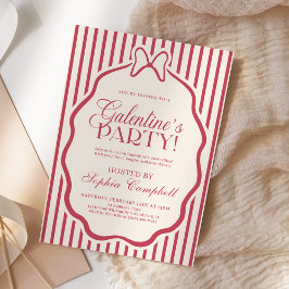 Invitación Chicas de la fiesta del día de Galentine's