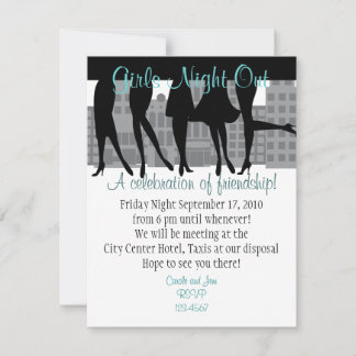 Invitación Chicas de la noche a la mañana