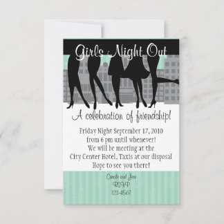 Invitación Chicas de la noche a la mañana