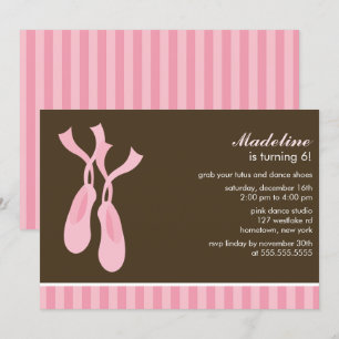 Invitación Chicas de panfletos rosados Cumpleaños