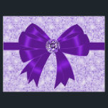 Invitación Chicas de Purple Bow Sparkle 18th Birthday Party<br><div class="desc">Bonito centro de joyas púrpura arco con lavanda morado y fondo de chispa blanca invitación a fiesta de 18 años de chica. Añade tus detalles al frente y al revés simplemente eligiendo el botón "Personalizar it!" para empezar a añadir los detalles del evento, el estilo de fuente, el tamaño y...</div>