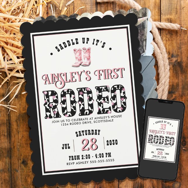 Invitación Chicas de Rodeo Personalizados Fotográficos Primer (Subido por el creador)