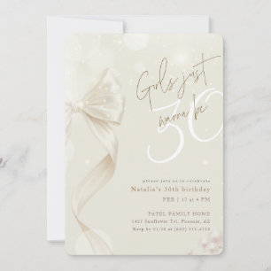 Invitación Chicas del Arco de Invierno Solo Quieren Cumplir 3