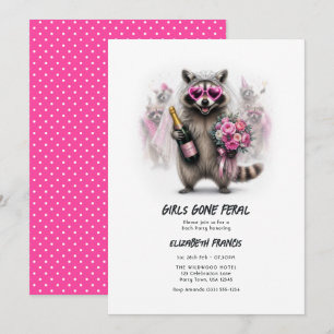 Invitación Chicas Desbocadas Fiesta de Despedida de Soltera M