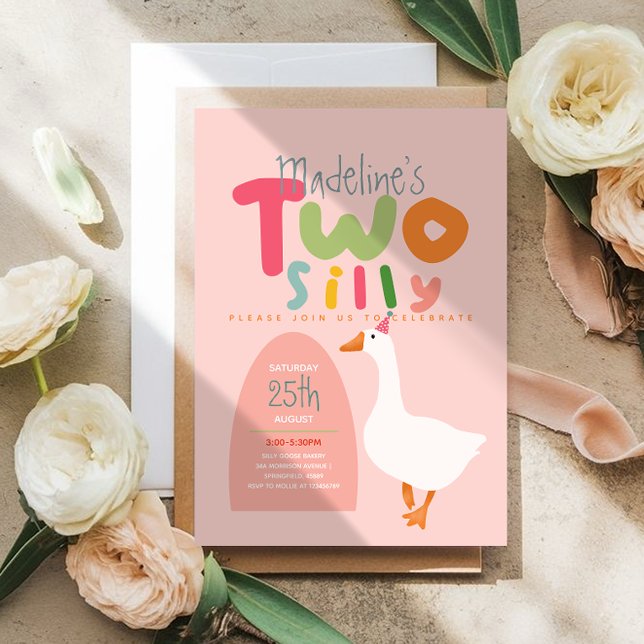 Invitación Chicas Dos Cálidos Primeros Cumpleaños Rosa (Subido por el creador)