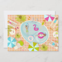 Chicas en bikini y chicos jugando un juego de pisc