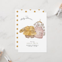 Chicas gemelos adornan la ropa invitada a Baby Sho