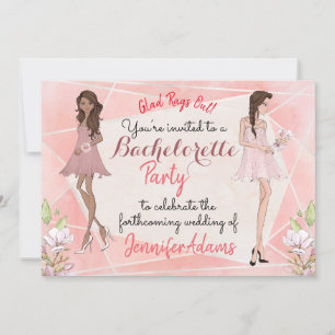 Invitación Chicas glamourosos del partido Bachelorette