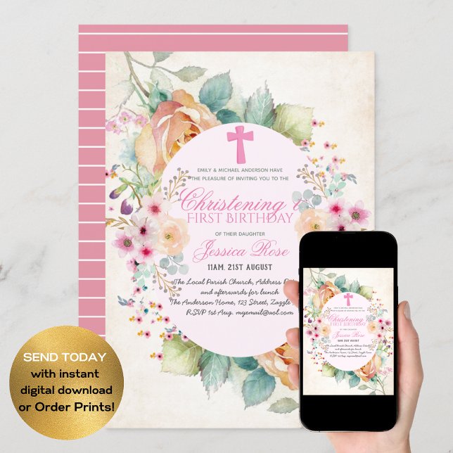 Invitación Chicas NAVEGANDO y primer Chica de CUMPLEAÑOS Flor (Subido por el creador)