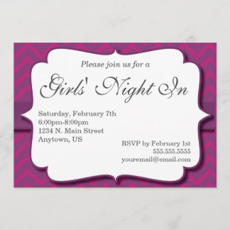 Invitación Chicas Noche Invitados