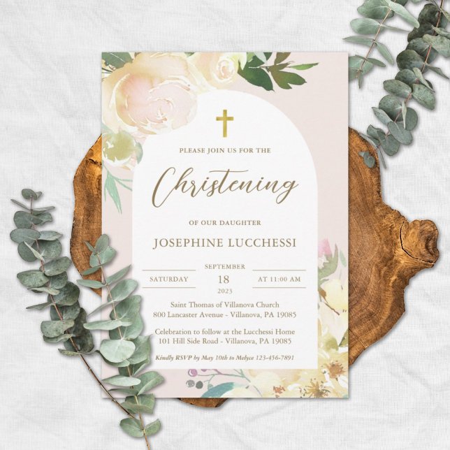 Invitación Chicas románticos del Arco Floral (Subido por el creador)