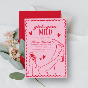 Invitación Chicas se fueron de ducha mareada suave