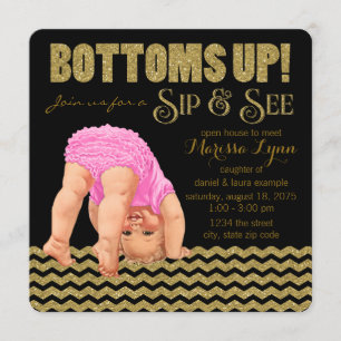 Invitación Chicas Sip and See