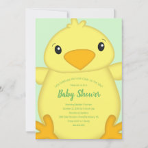 Chick Baby Shower Green