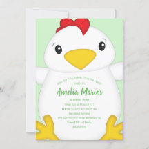 Chicken Baby Shower Green