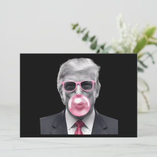 Invitación Chicle Trump Donald Trump 2024 Vota por Trump 